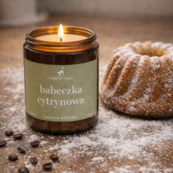 Babeczka Cytrynowa Świeca Sojowa 250ml