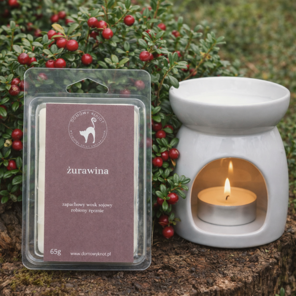 Żurawina Wosk Do kominka