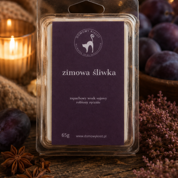 Zimowa Śliwka Wosk Do Kominka