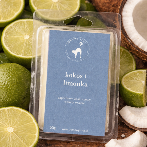 Kokos i Limonka Wosk Do kominka