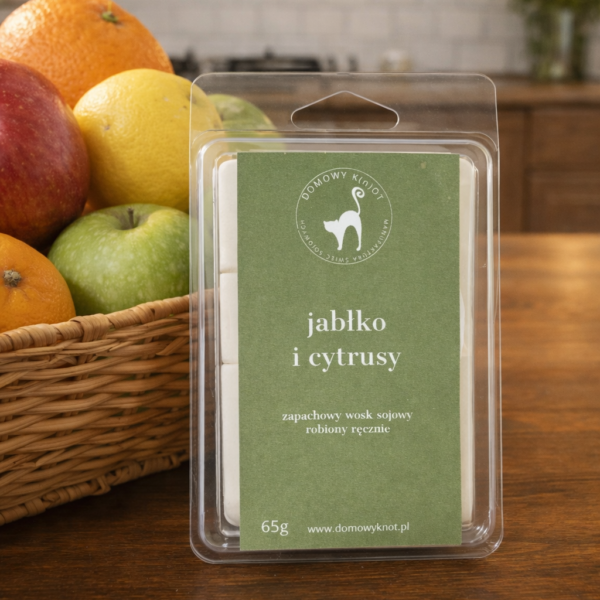 Jabłko i Cytrusy Wosk Do kominka