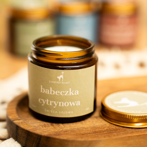 Babeczka Cytrynowa Świeca Sojowa 120ml